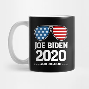 Joe Biden Sunglasses Flag Aviators, Funny American President 46 2020 2024 Gifts Mug